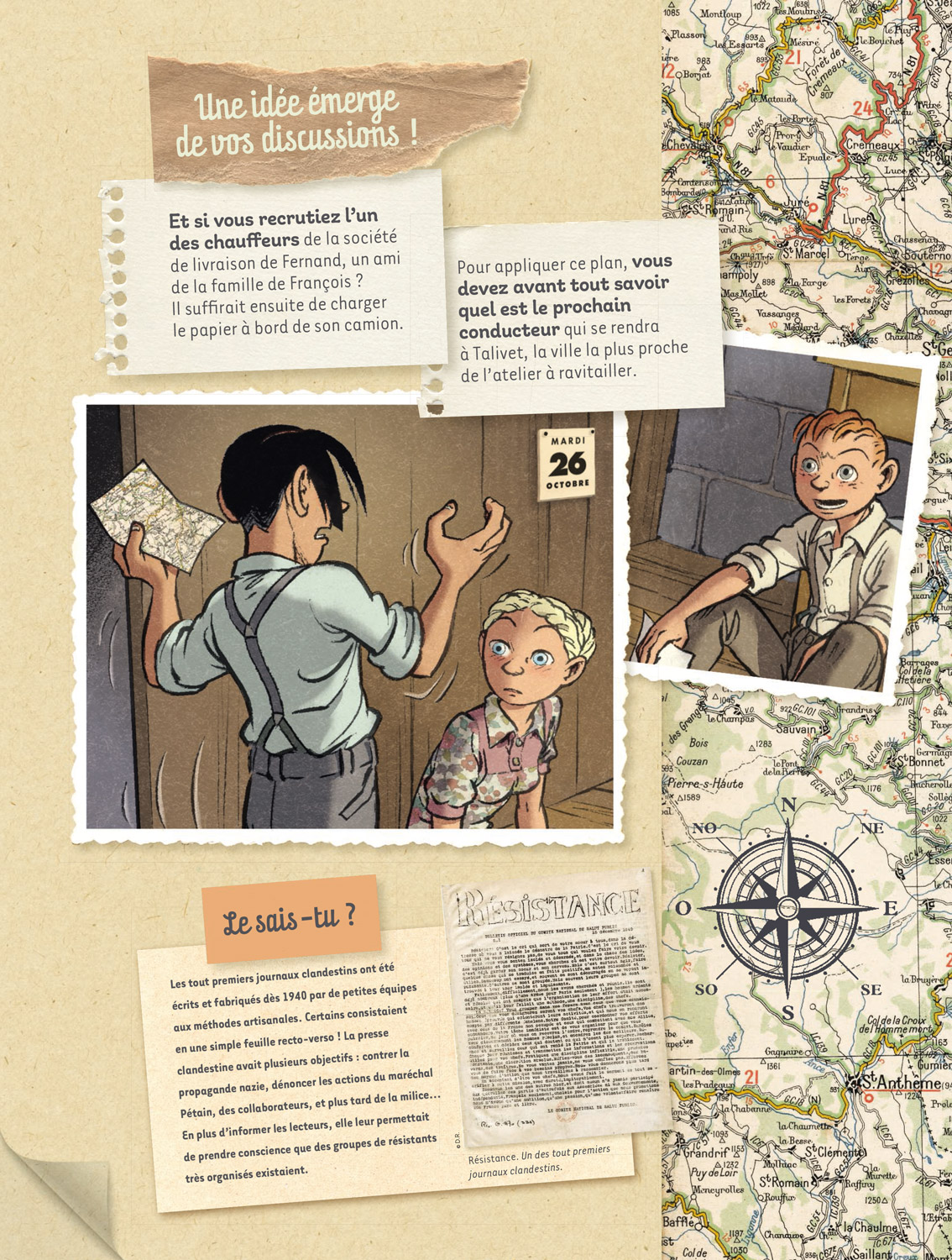 L'Escape Game - Les Enfants de la Résistance, Tome 2 : Le Ravitaillement  clandestin — Éditions Le Lombard